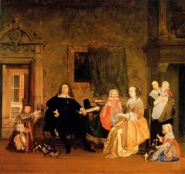 Portrait of Jan Jacobsz Hinlopen and His Family